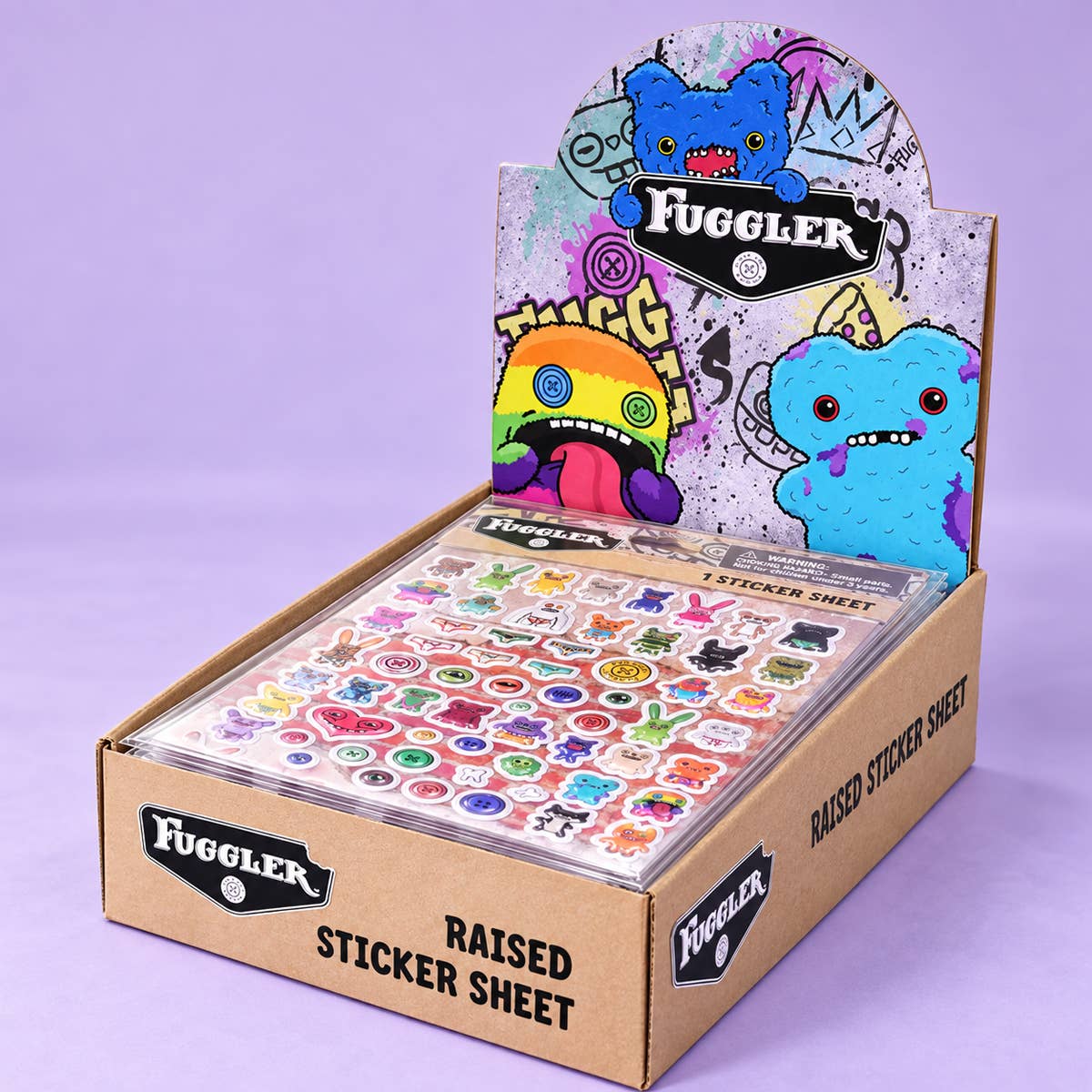 Fuggler Raised Sticker Sheet
