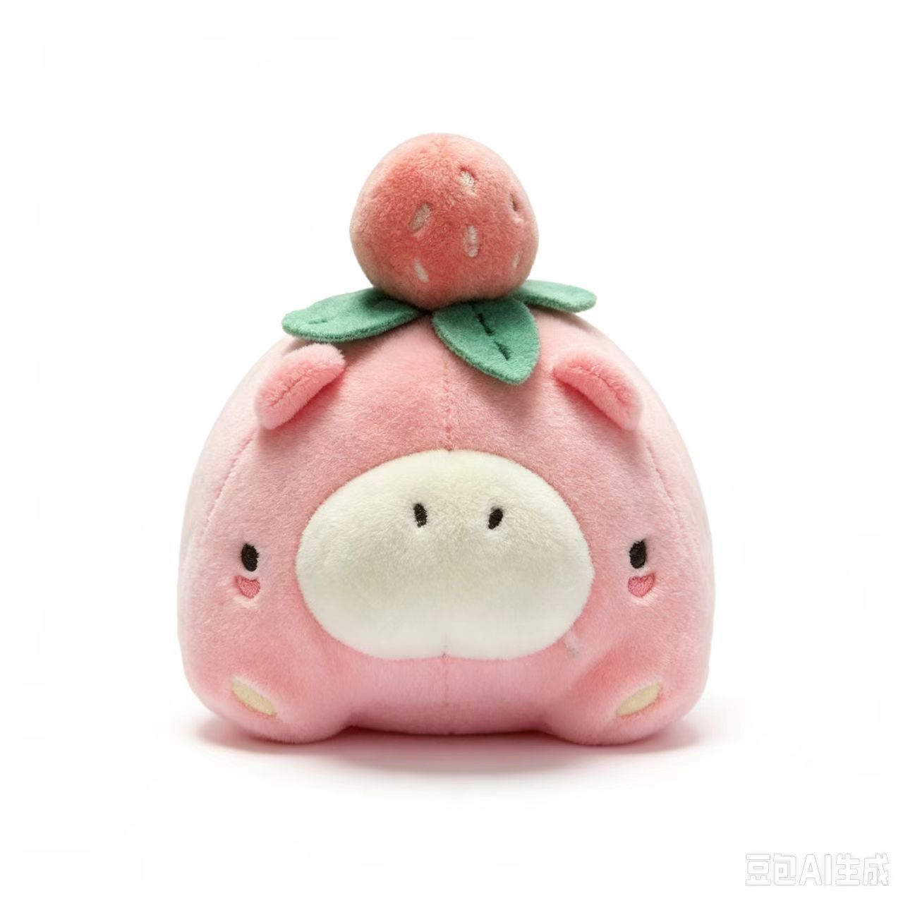 WHIBBO: POCKET HIPPO PLUSH KEYCHAIN Pink