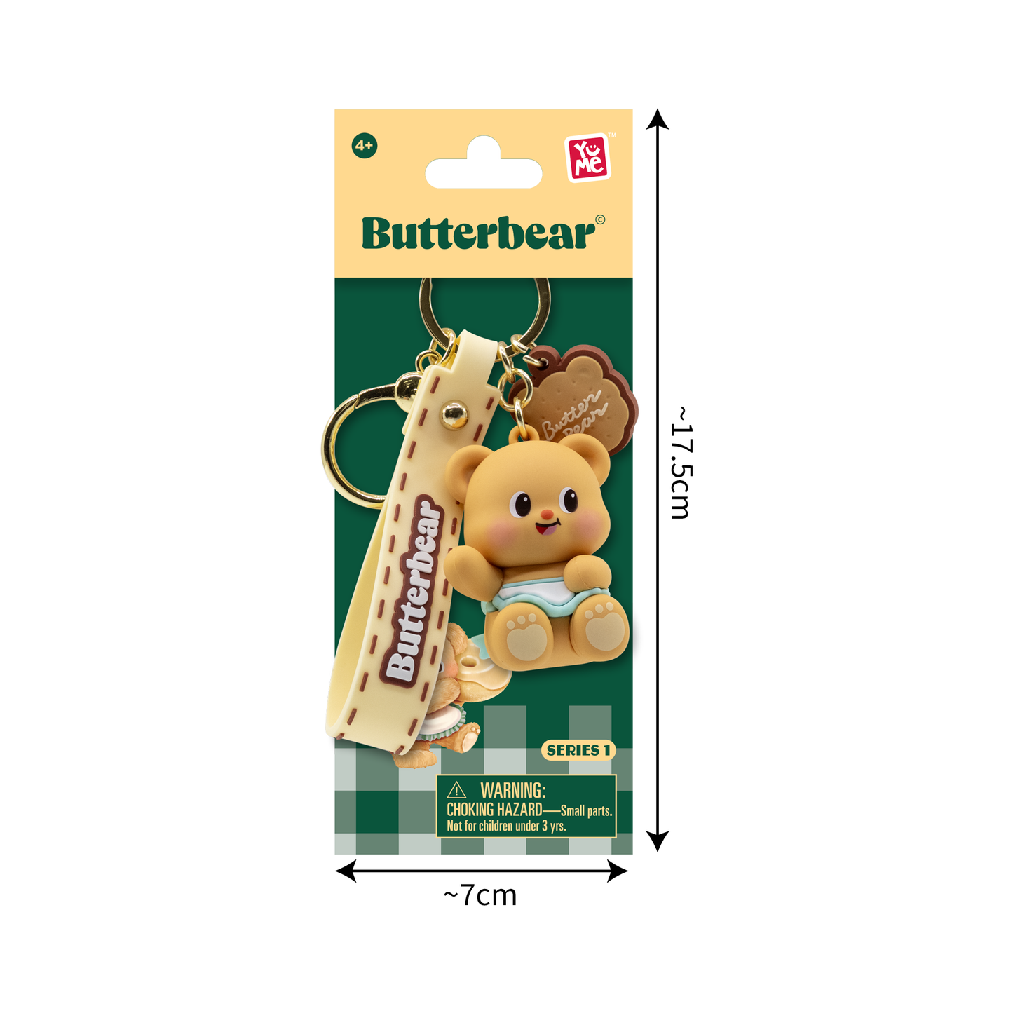 YuMe Butterbear Everyday Series Collectible Keychains