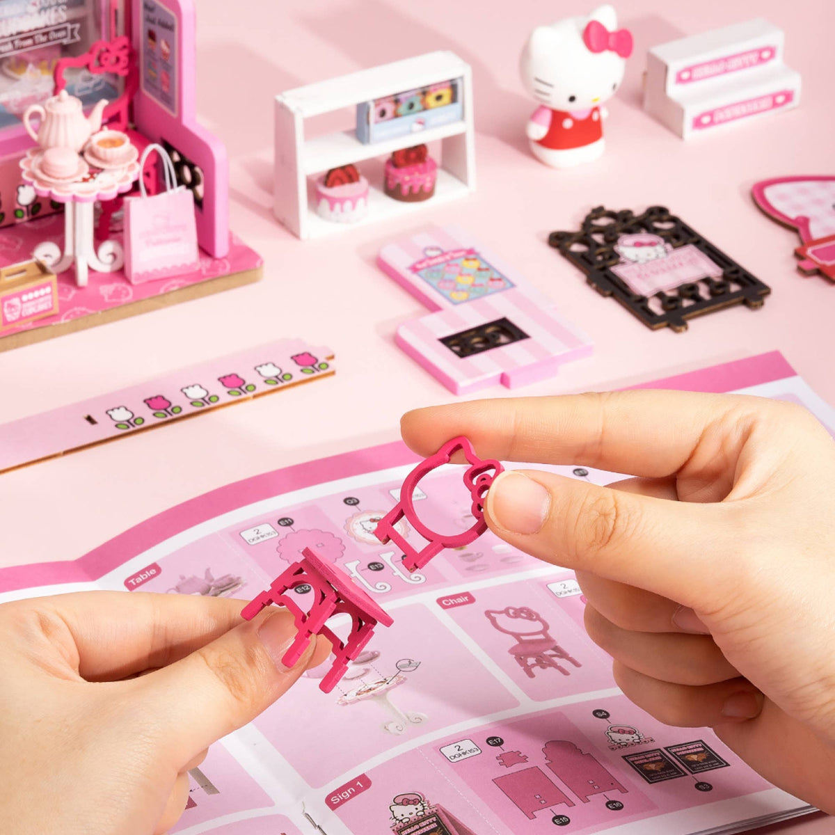 DIY Miniature House Kit: Hello Kitty® Patisserie