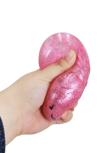 Fine Glitter Bao Bun Dumpling Jelly Slime Filled Squishy: ASSORTED