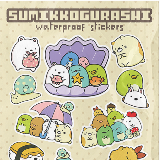 Sumikkogurashi Sticker Sheet