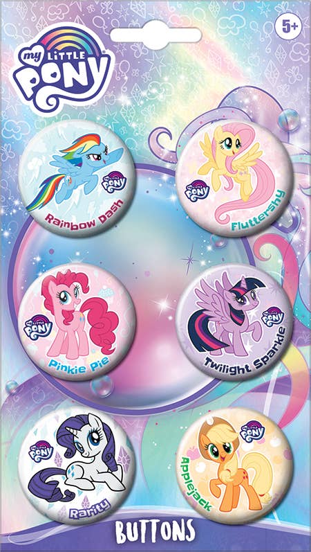 My Little Pony  6 Button Set