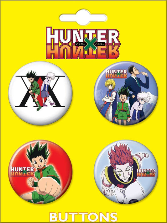 Hunter X Hunter 4 Button Set # 2