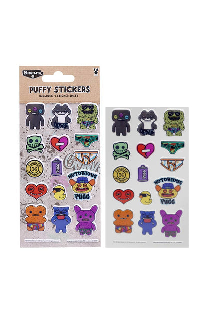 FG105 Fuggler Puffy 3D Stickers