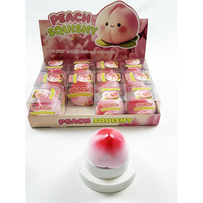 Peach Shaped Squishy Toy: PEACH