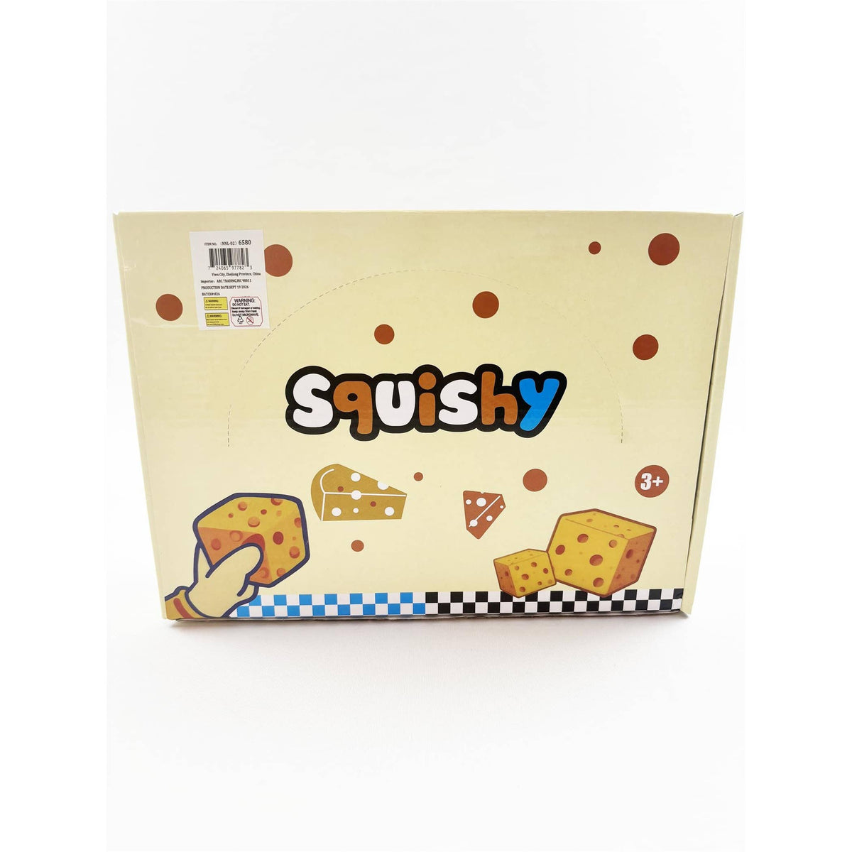 Colorful Cheese Cube Coconut Oil Squishy Toy: MIX COLOR / ONE(12)