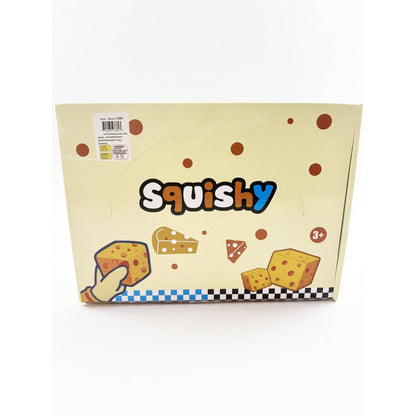Colorful Cheese Cube Coconut Oil Squishy Toy: MIX COLOR / ONE(12)
