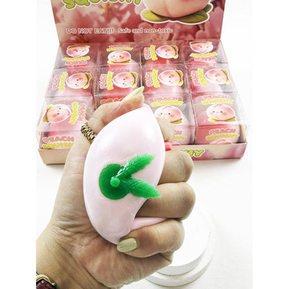 Peach Shaped Squishy Toy: PEACH