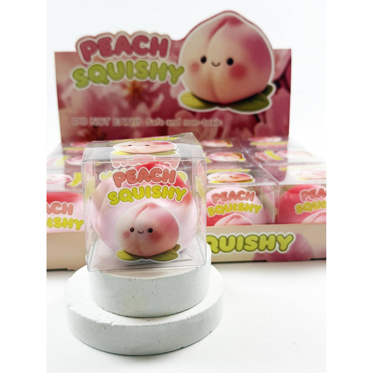 Peach Shaped Squishy Toy: PEACH