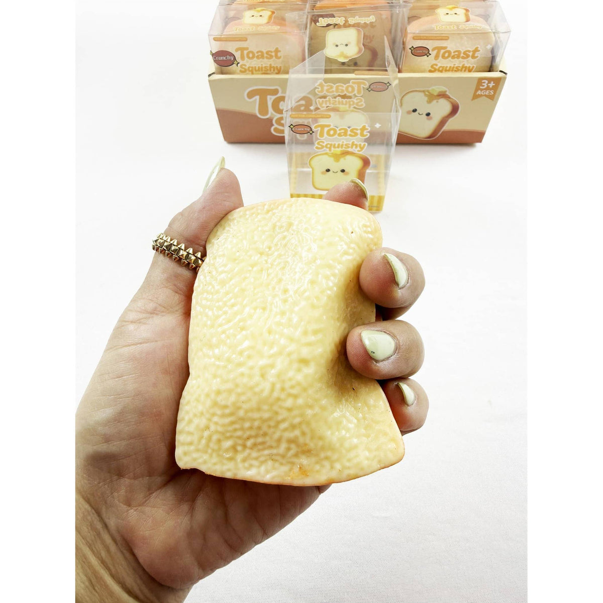 Crunchy Toast Squishy Toy: ONE