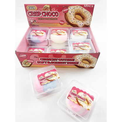 Scented Wax Crunchy Donut Squishy Toy: MIX COLOR