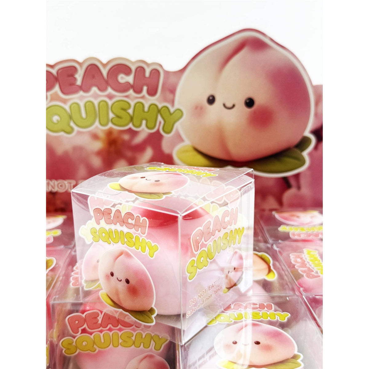 Peach Shaped Squishy Toy: PEACH