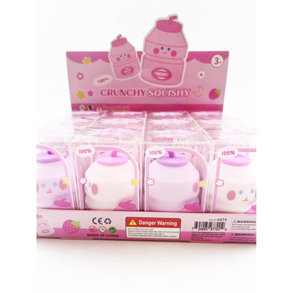 Crunchy Yogurt Bottle Squishy: MIX COLOR