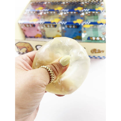 Colorful Cheese Cube Coconut Oil Squishy Toy: MIX COLOR / ONE(12)
