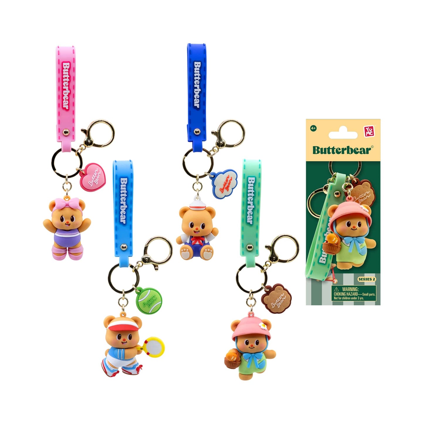 YuMe Butterbear Everyday Series 2 Collectible Keychains