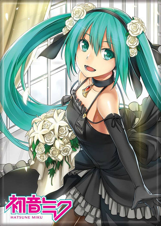 Hatsune Miku Black Dress Magnet