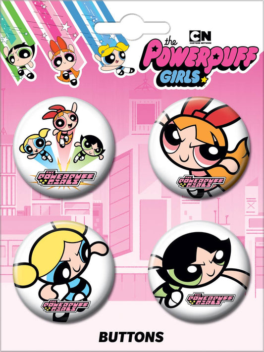 Powerpuff Girls 4 Button Set