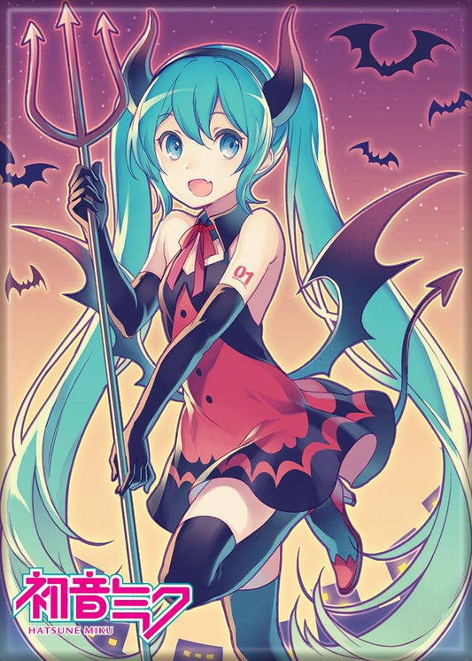 Hatsune Miku Halloween Magnet