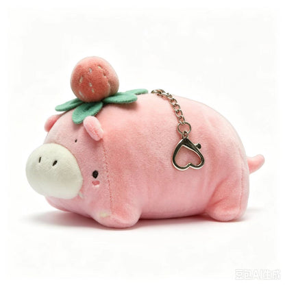 WHIBBO: POCKET HIPPO PLUSH KEYCHAIN Pink