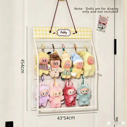 Felt Display Rack White Single Layer