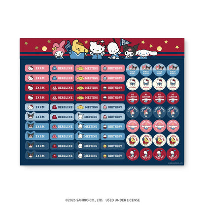 Hello Kitty and Friends Varsity Weekly Desk Pad