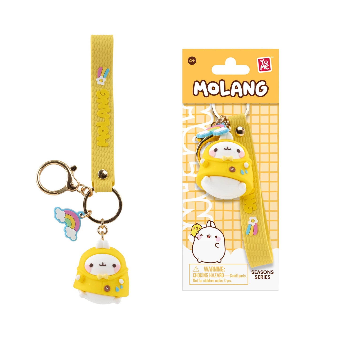 YuMe Molang Weather Series Collectible Keychains with Strap