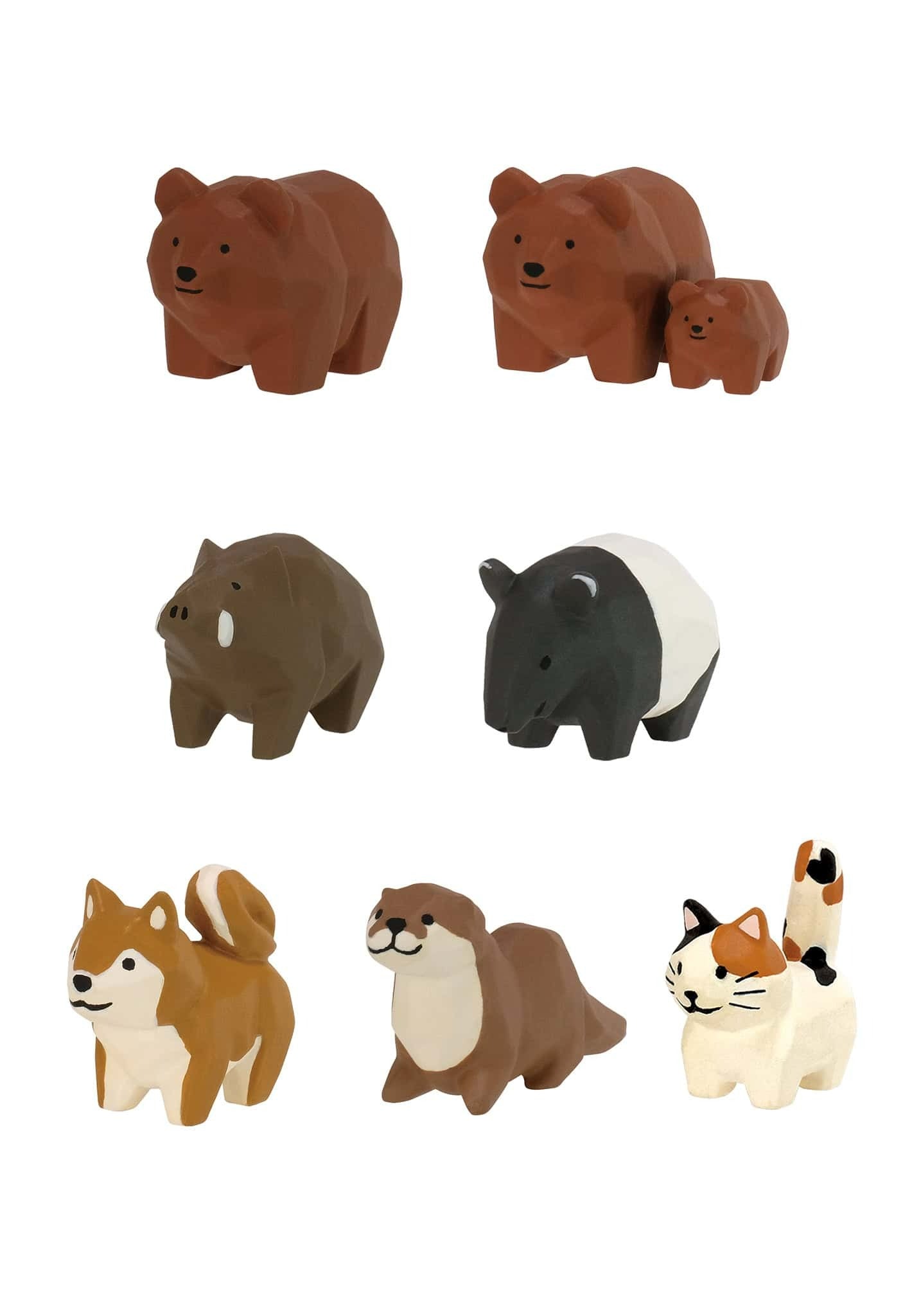 Seiji Kawasaki Woodcarved Animals Blind Box Figures