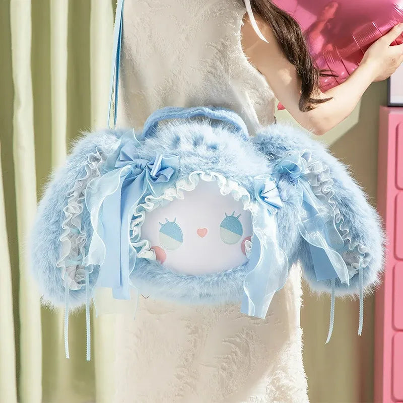 EMMA Ear-hanging Rabbit Backpack (Blue)