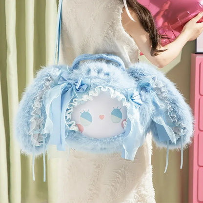 EMMA Ear-hanging Rabbit Backpack (Blue)