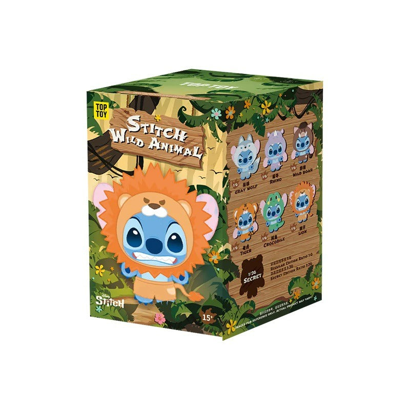 TOPTOY Disney Stitch Wild Animal Series Vinyl Plush Blind Box