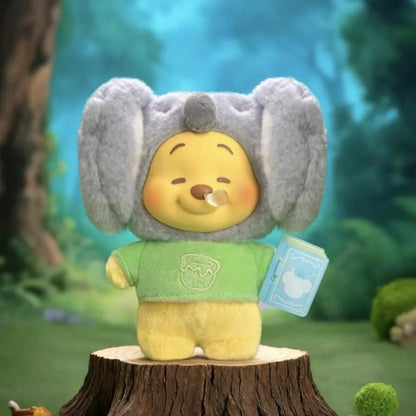 TOPTOY Disney Winnie the Pooh Animal Fairy Tale Book Series Plush Pendant Blind Box