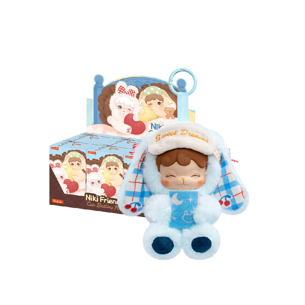 Rolife Cream & Cookii Bunny Cute Bedtime Pals Series Plush Pendant