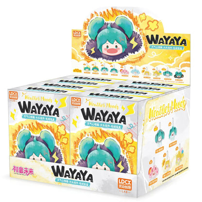 Wayaya Hatsune Miku – Weather Sunny Series Big Head Plush Pendant Blind Box