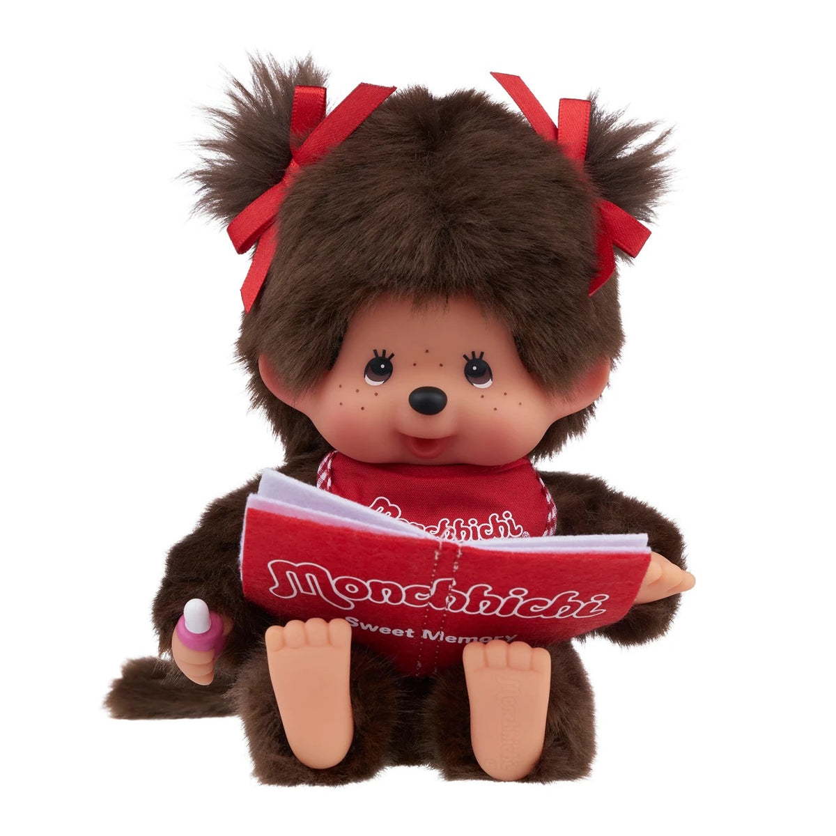 Sekiguchi Monchhichi Sitting & Reading Gi Doll