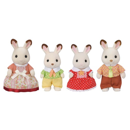 Bl Chocolate Rabbit Fam Calico Critters