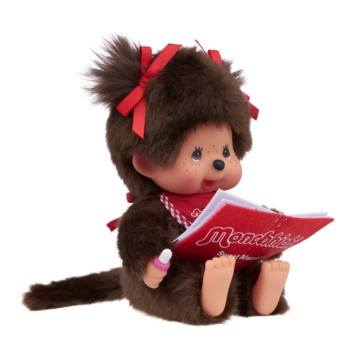 Sekiguchi Monchhichi Sitting & Reading Gi Doll