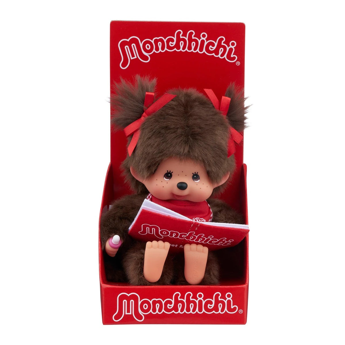 Sekiguchi Monchhichi Sitting & Reading Gi Doll