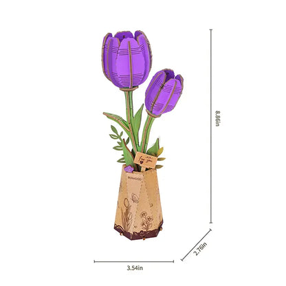 Rolife Purple Tulip