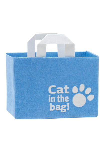 Flocked Cats in Paper Bags Blind Box