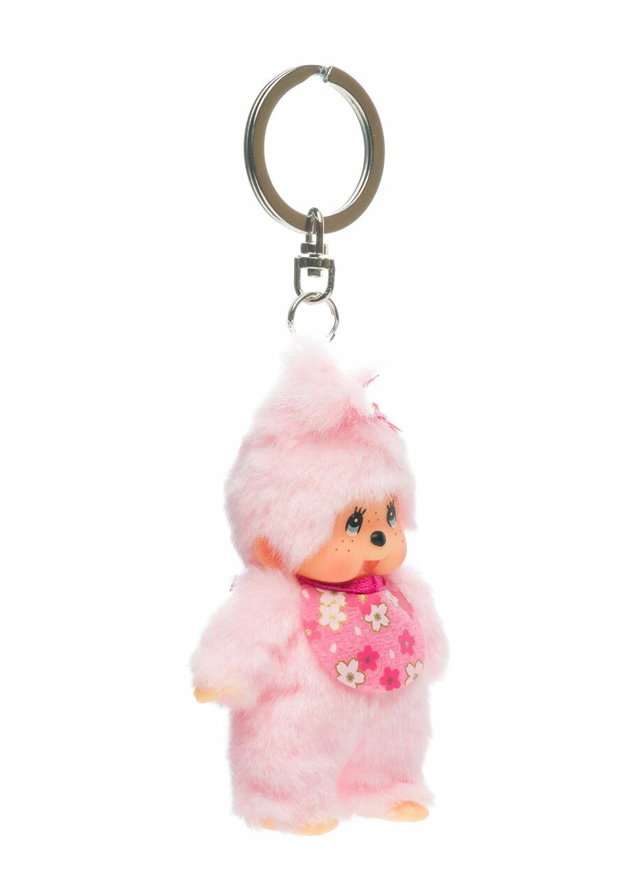 Monchhichi Cherry Blossom Keychain