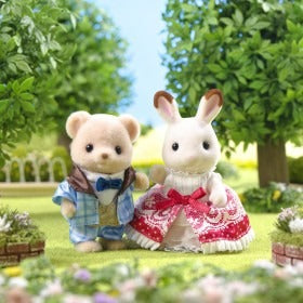 Calico Critters 40th Anniversary Friends - Freya & Theo