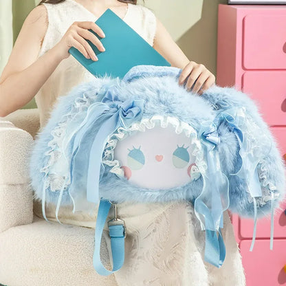 EMMA Ear-hanging Rabbit Backpack (Blue)