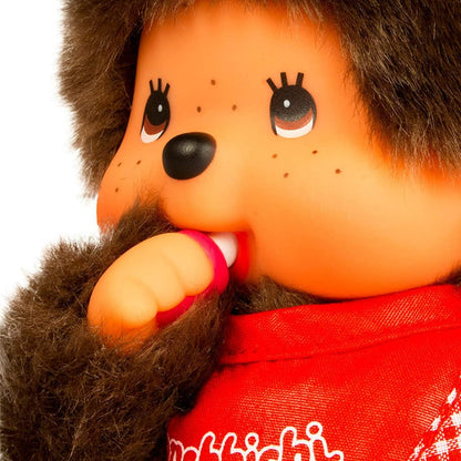 Sekiguchi Monchhichi Classic Boy Plush Doll-Red