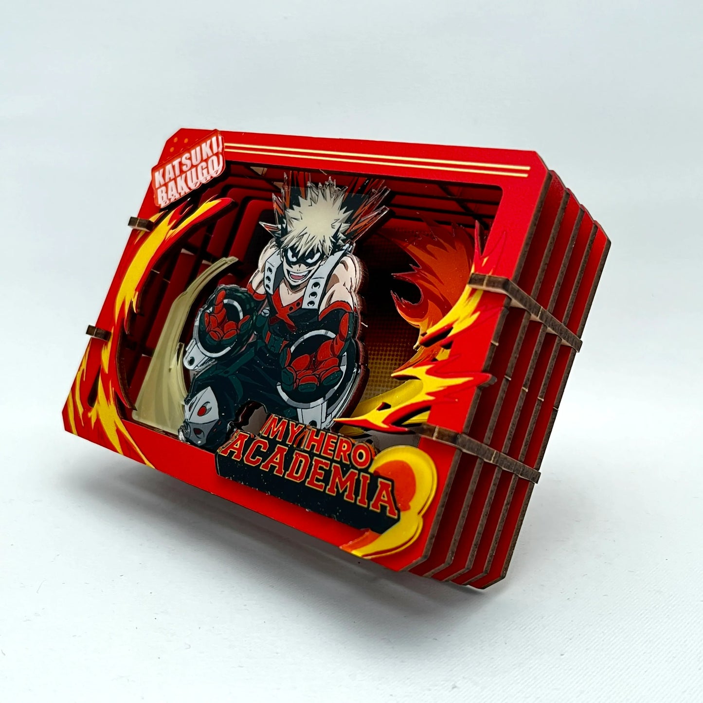 My Hero Academia Wooden Gallery-S Battle Moment
