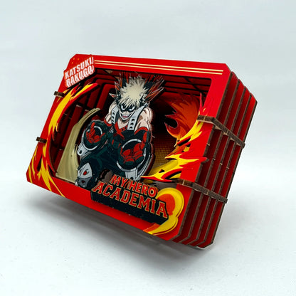 My Hero Academia Wooden Gallery-S Battle Moment