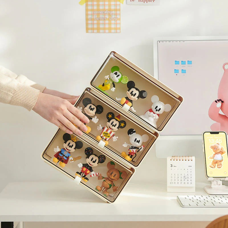 923 Pull-out Drawer Blind Box Display Storage Box - Cream