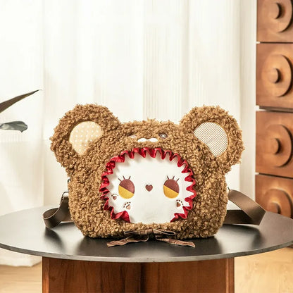 EMMA Bear Series Shoulder Bag - Brown