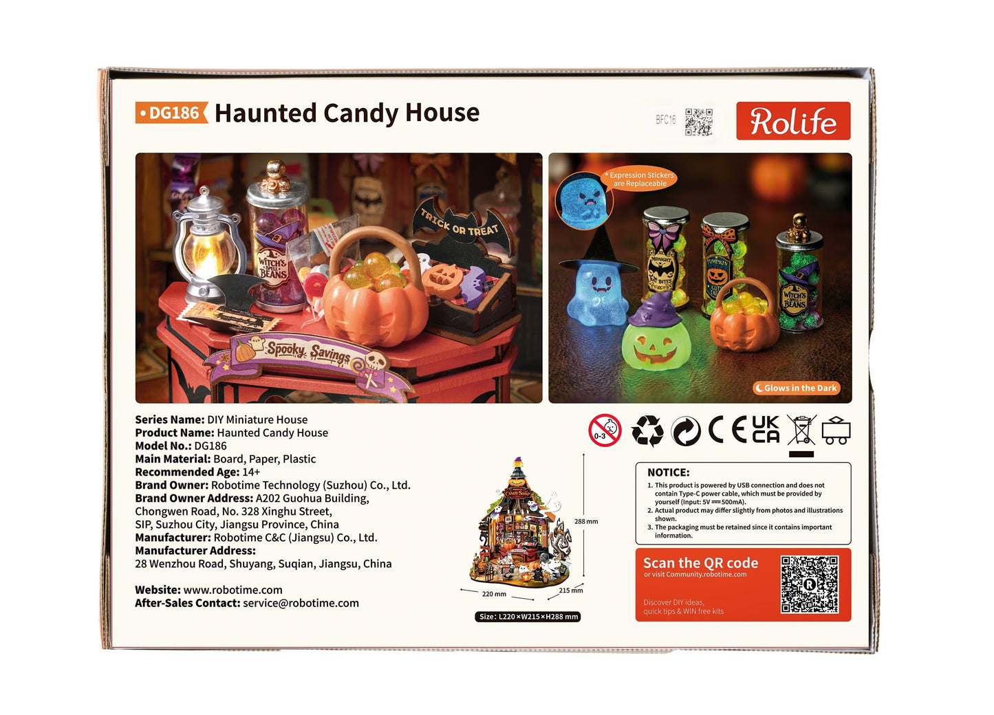 Rolife Haunted Candy House