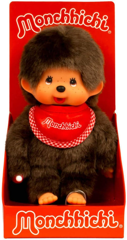 Sekiguchi Monchhichi Classic Boy Plush Doll-Red